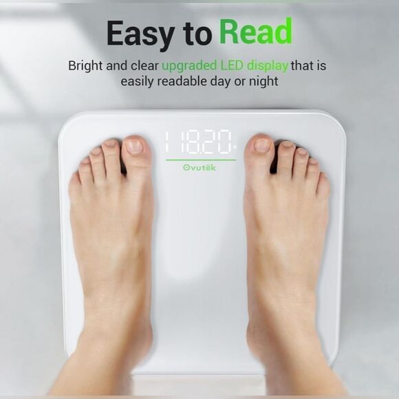 Bathroom Scale for Body Weight, Highly Accurate Digital Weighing Machine - Picture 8 of 9